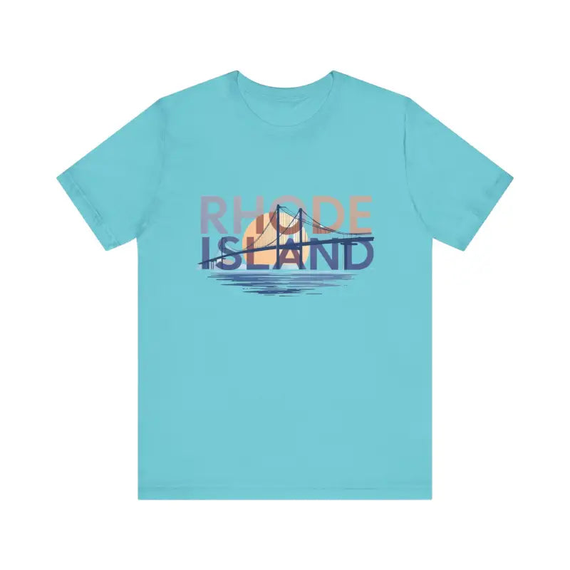Rhode Island Graphic Unisex Jersey Tee for Casual Comfort - Ocean State Styles