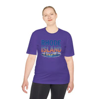 Rhode Island Graphic Unisex Moisture Wicking Tee for All - Ocean State Styles