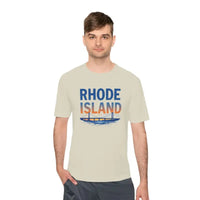 Rhode Island Graphic Unisex Moisture Wicking Tee for All - Ocean State Styles