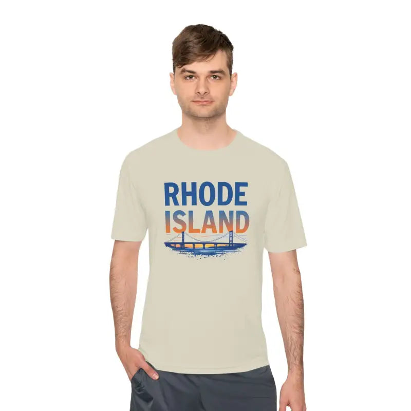 Rhode Island Graphic Unisex Moisture Wicking Tee for All - Ocean State Styles