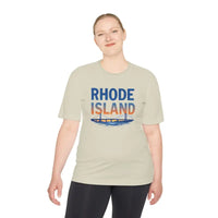 Rhode Island Graphic Unisex Moisture Wicking Tee for All - Ocean State Styles