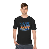 Rhode Island Graphic Unisex Moisture Wicking Tee for All - Ocean State Styles