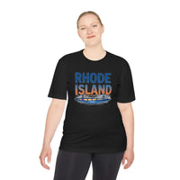 Rhode Island Graphic Unisex Moisture Wicking Tee for All - Ocean State Styles