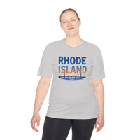 Rhode Island Graphic Unisex Moisture Wicking Tee for All - Ocean State Styles