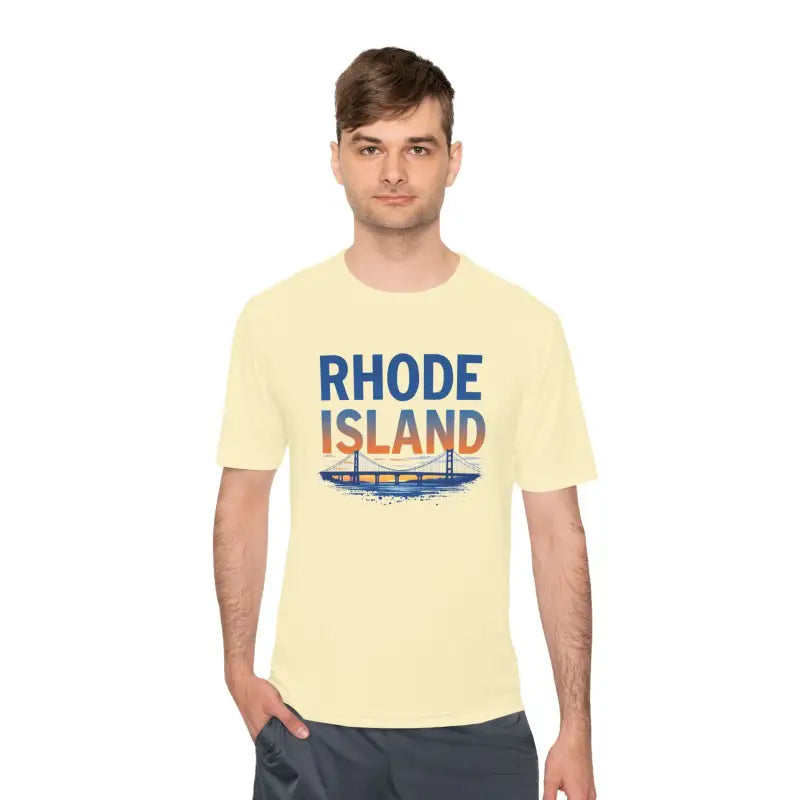 Rhode Island Graphic Unisex Moisture Wicking Tee for All - Ocean State Styles