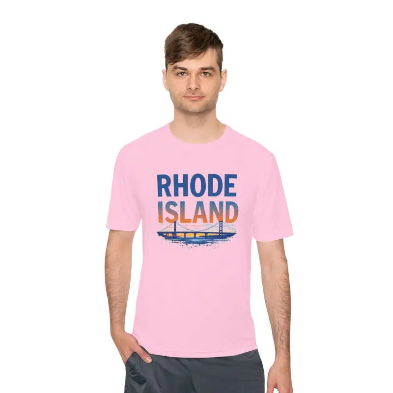 Rhode Island Graphic Unisex Moisture Wicking Tee for All - Ocean State Styles