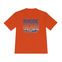 Rhode Island Graphic Unisex Moisture Wicking Tee for All - Ocean State Styles