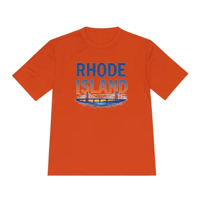 Rhode Island Graphic Unisex Moisture Wicking Tee for All - Ocean State Styles