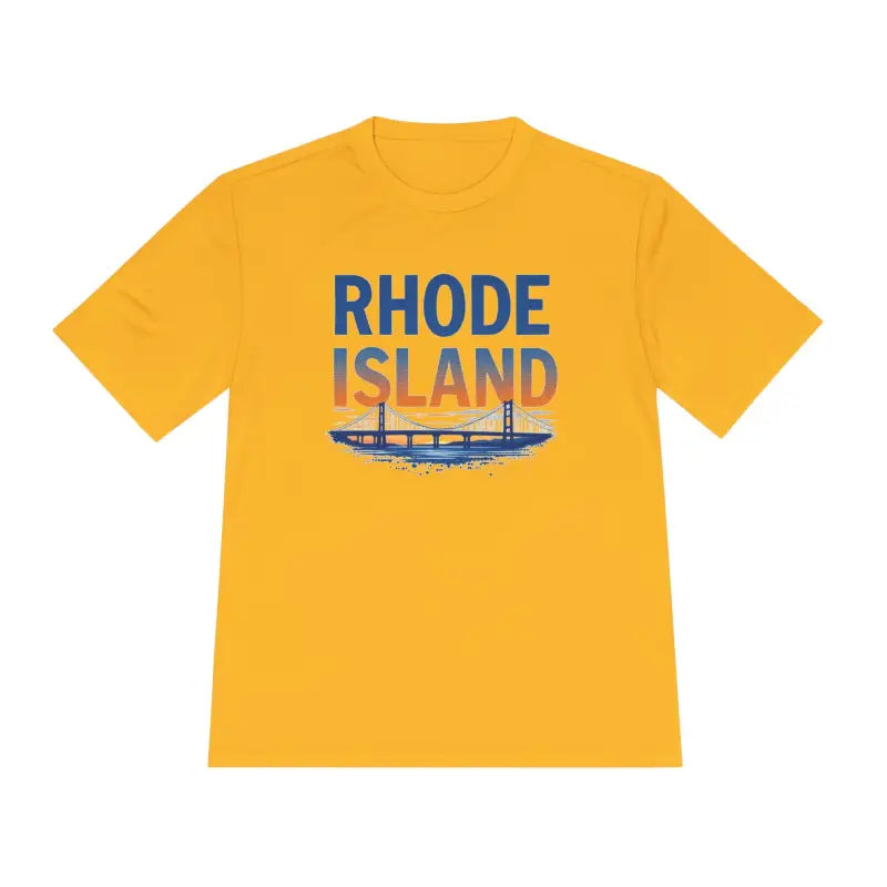 Rhode Island Graphic Unisex Moisture Wicking Tee for All - Ocean State Styles