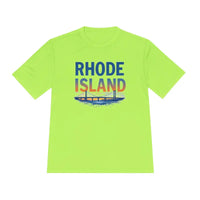 Rhode Island Graphic Unisex Moisture Wicking Tee for All - Ocean State Styles
