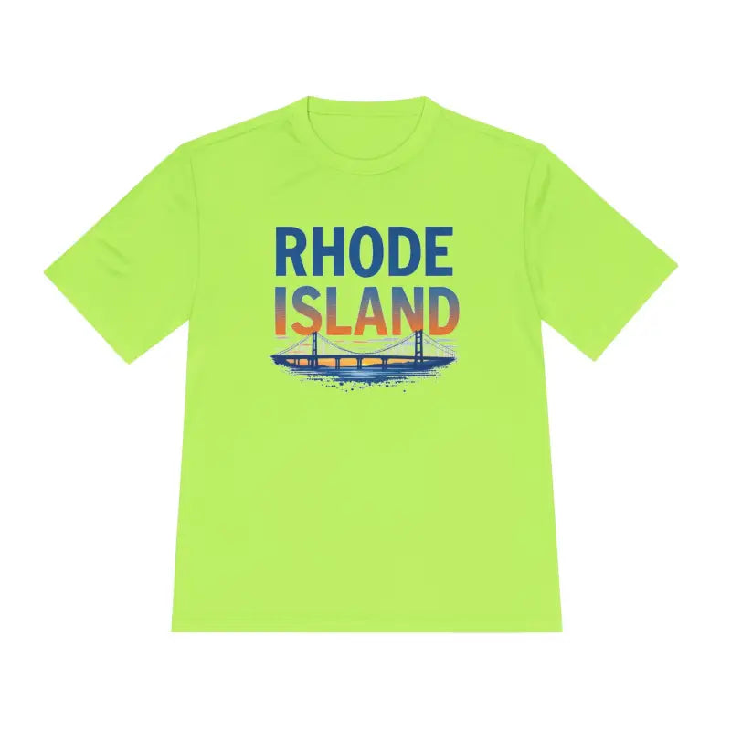 Rhode Island Graphic Unisex Moisture Wicking Tee for All - Ocean State Styles