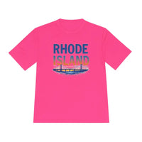 Rhode Island Graphic Unisex Moisture Wicking Tee for All - Ocean State Styles