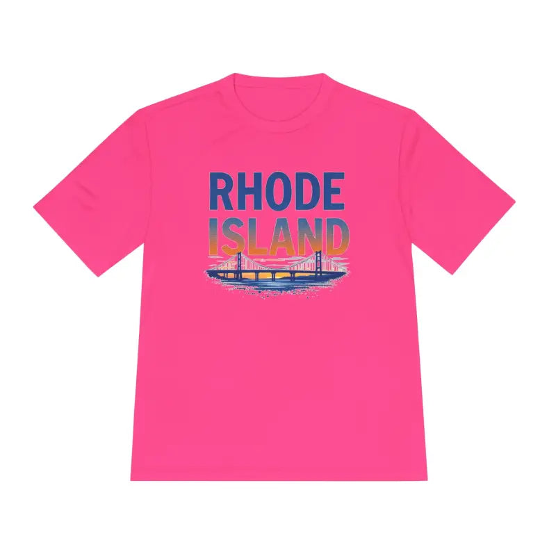 Rhode Island Graphic Unisex Moisture Wicking Tee for All - Ocean State Styles