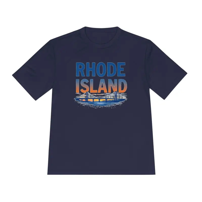 Rhode Island Graphic Unisex Moisture Wicking Tee for All - Ocean State Styles