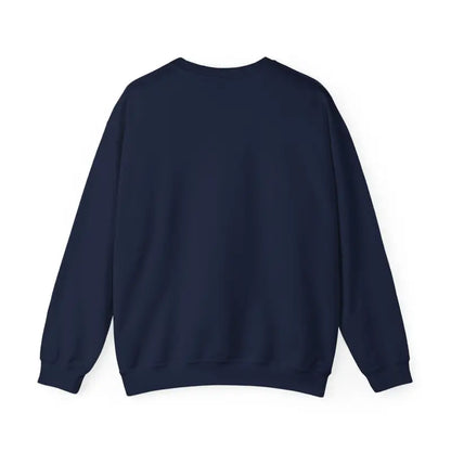Navy blue crewneck sweatshirt featuring Rhode Island nautical map design for cozy style