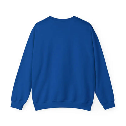 Blue crewneck sweatshirt featuring Rhode Island nautical map design for cozy style
