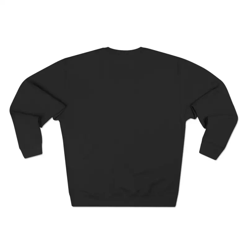 Black Rhode Island Unisex Crewneck Sweatshirt displayed on a plain background