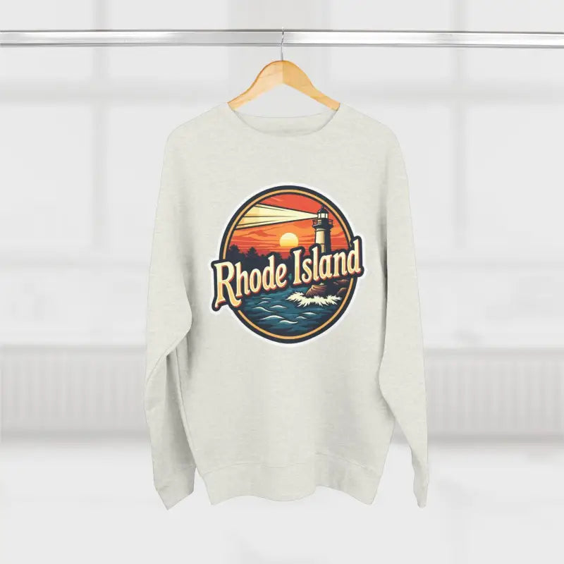Unisex Crewneck Sweatshirt featuring a stylish Rhode Island design