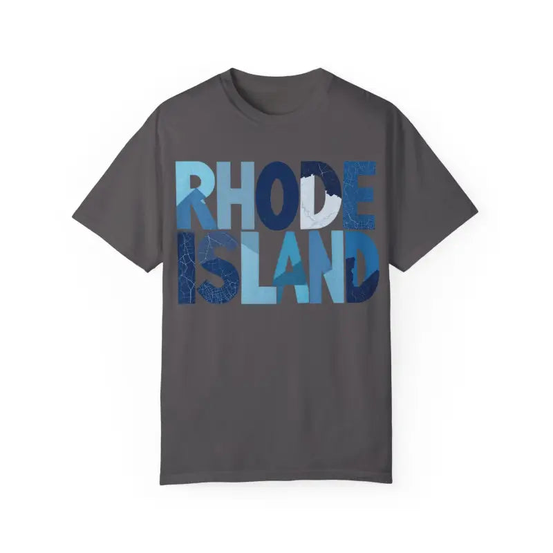 Rhode Island Unisex Garment Dyed Summer T Shirt Vibrant Style - Ocean State Styles