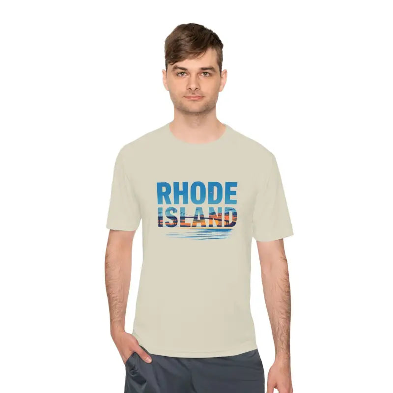 Rhode Island Unisex Moisture Wicking T Shirt for Travel - Ocean State Styles