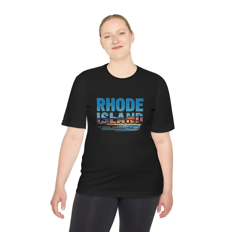 Rhode Island Unisex Moisture Wicking T Shirt for Travel - Ocean State Styles