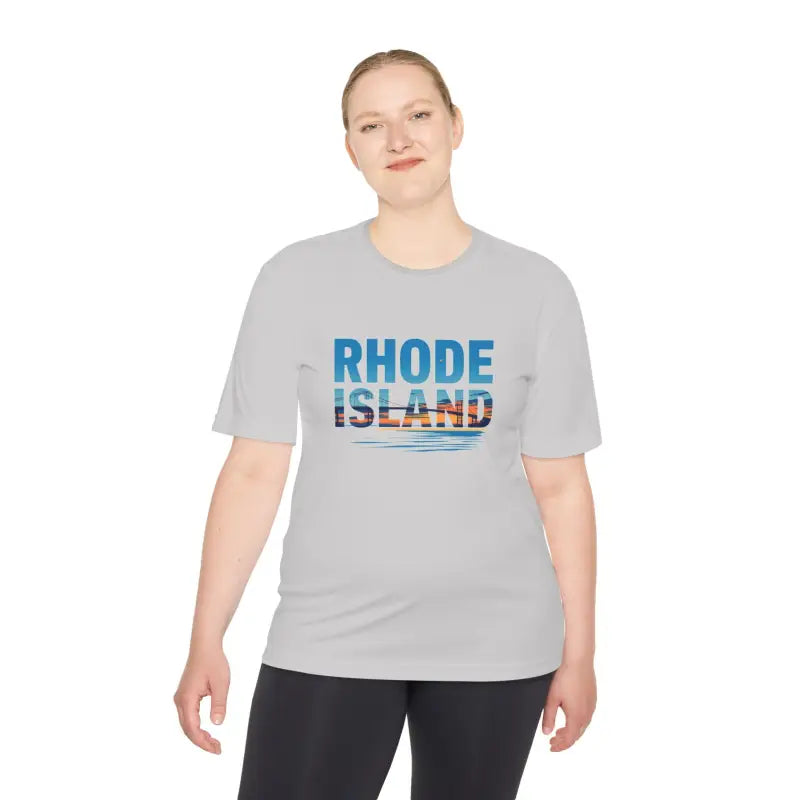 Rhode Island Unisex Moisture Wicking T Shirt for Travel - Ocean State Styles