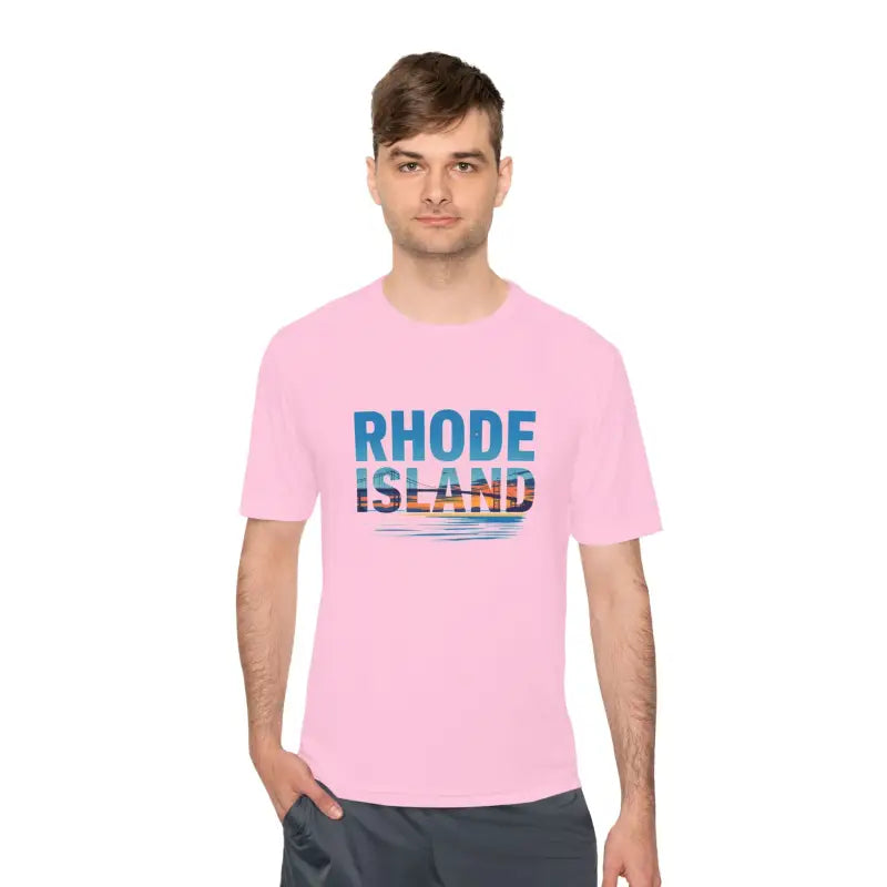 Rhode Island Unisex Moisture Wicking T Shirt for Travel - Ocean State Styles