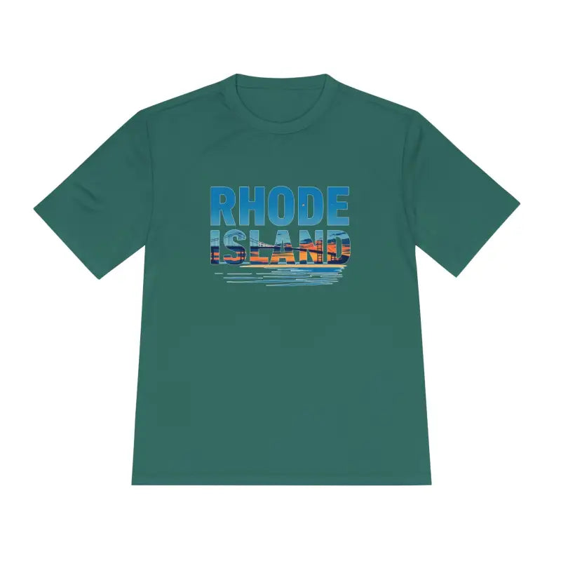 Rhode Island Unisex Moisture Wicking T Shirt for Travel - Ocean State Styles