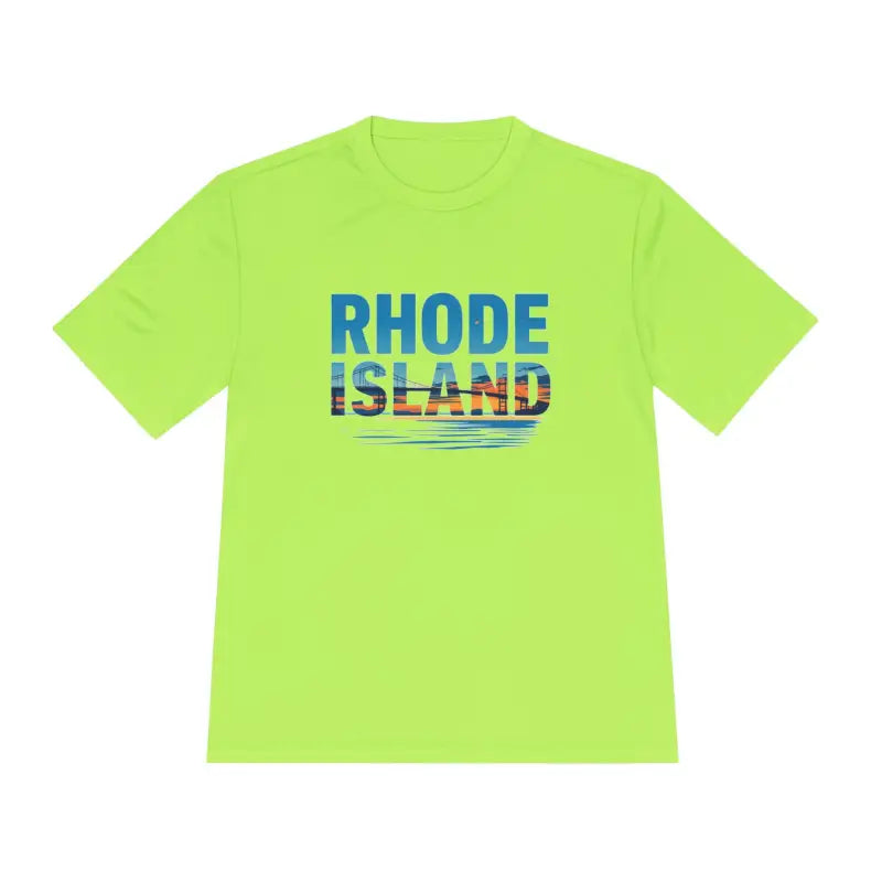 Rhode Island Unisex Moisture Wicking T Shirt for Travel - Ocean State Styles