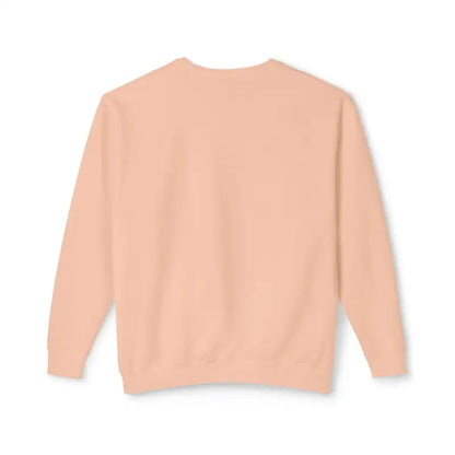 Peach-colored crewneck sweatshirt from Rhody Unisex Lightweight Crewneck Sweatshirt collection