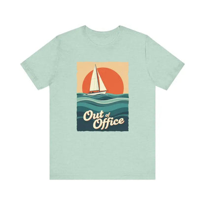 Light blue Sailboat Graphic T-Shirt from the Summer Collection for casual fashion