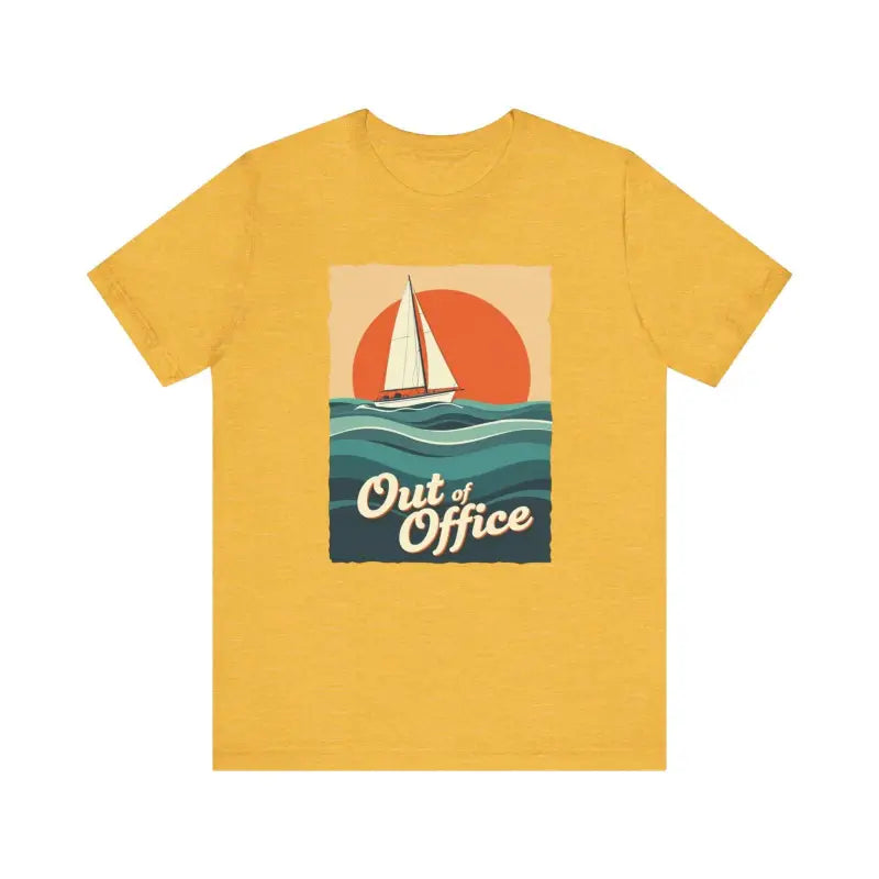 Yellow Sailboat Graphic T-Shirt from Summer Collection for stylish casual wear