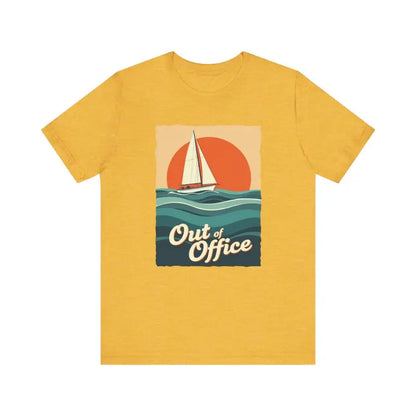 Yellow Sailboat Graphic T-Shirt from Summer Collection for stylish casual wear
