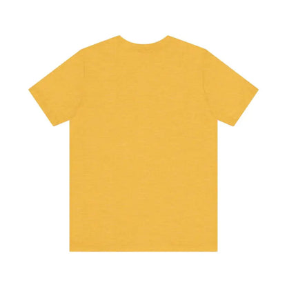 Mustard-colored Sailboat Graphic T Shirt from the Summer Collection for casual style