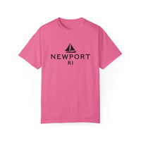 Sailboat T Shirt Simple Newport RI Design for Beach Lovers - Ocean State Styles