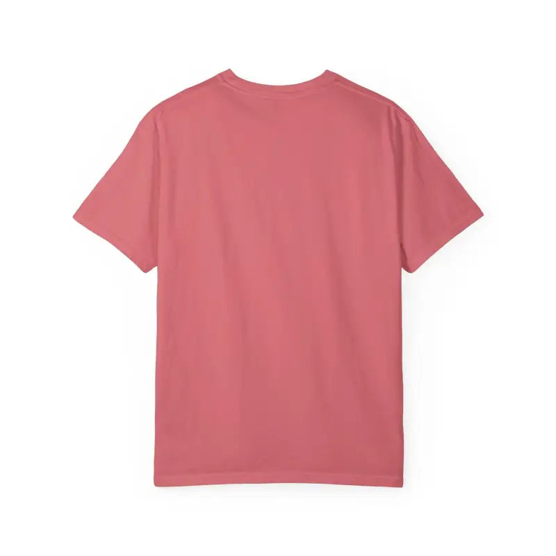 Salmon-colored t-shirt featuring Sailboat T Shirt Simple Newport RI design for beach lovers