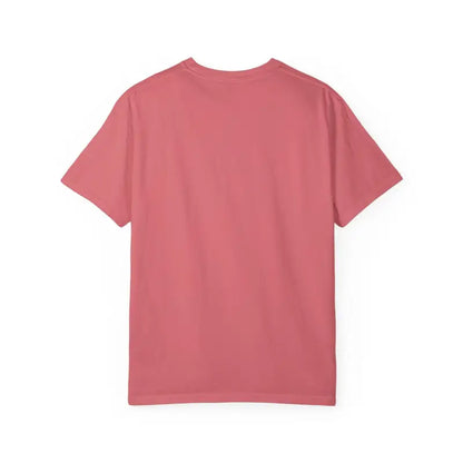 Salmon-colored t-shirt featuring Sailboat T Shirt Simple Newport RI design for beach lovers
