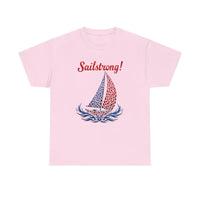Sailstrong Unisex Patriotic Sailing T-Shirt for All Ages - Ocean State Styles