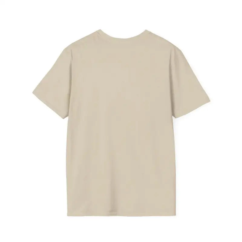 Beige short-sleeved t-shirt from the Salmon T Shirt With Beach Scene collection