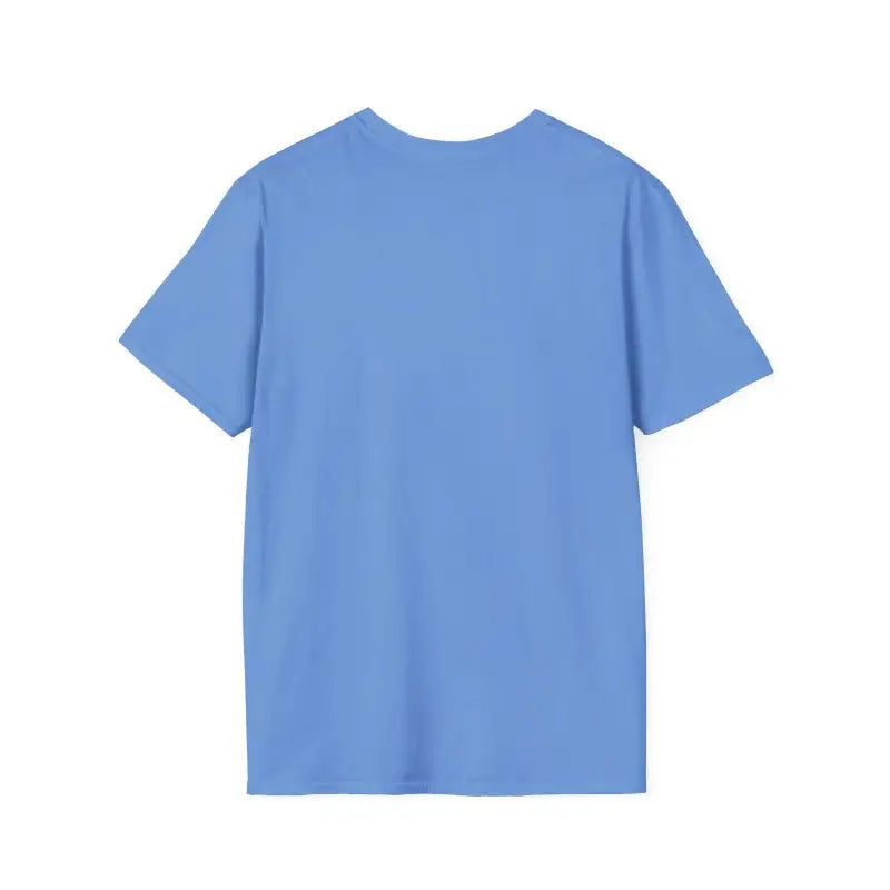 Blue short-sleeved t-shirt from the Salmon T Shirt With Beach Scene collection