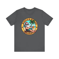 Santa's Beach Brewery T Shirt Festive Comfort Tee for All - Ocean State Styles