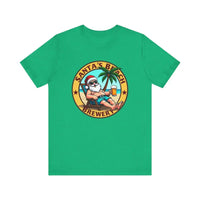 Santa's Beach Brewery T Shirt Festive Comfort Tee for All - Ocean State Styles