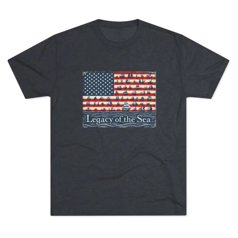 Gray Sea Legacy Unisex Nautical Flag T-Shirt featuring a stylish nautical flag design