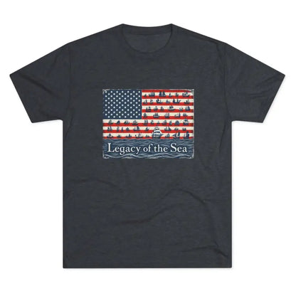 Gray Sea Legacy Unisex Nautical Flag T-Shirt featuring a stylish nautical flag design