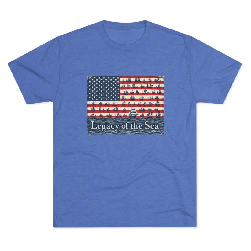 Blue Sea Legacy Unisex Nautical Flag T Shirt featuring a unique nautical flag design