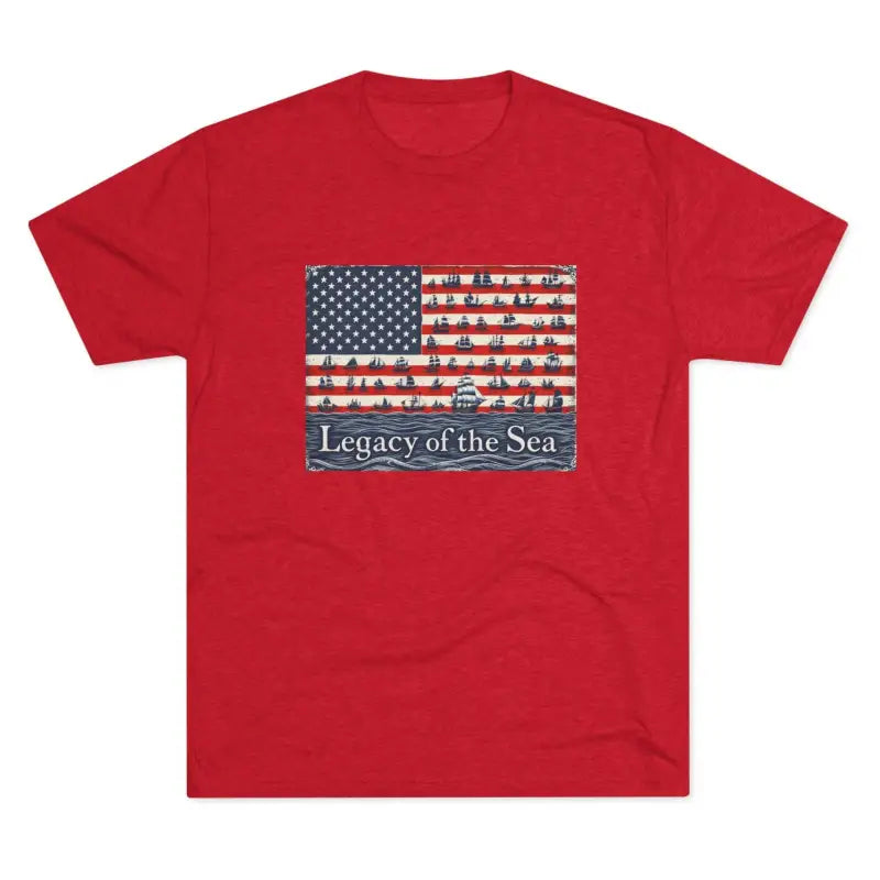 Red Sea Legacy Unisex Nautical Flag T Shirt featuring a vibrant nautical flag design
