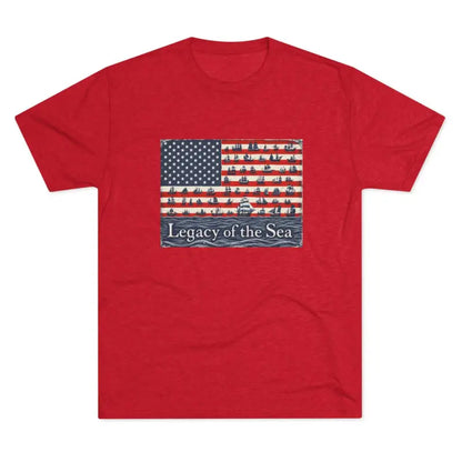 Red Sea Legacy Unisex Nautical Flag T Shirt featuring a vibrant nautical flag design