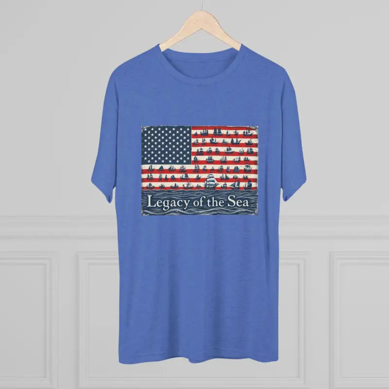 Blue Sea Legacy Unisex Nautical Flag T Shirt with a distinctive flag design