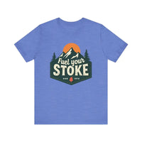 Seafoam Olive Salmon and Heather Green Unisex Jersey Short Sleeve Tee - Ocean State Styles