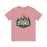 Seafoam Olive Salmon and Heather Green Unisex Jersey Short Sleeve Tee - Ocean State Styles